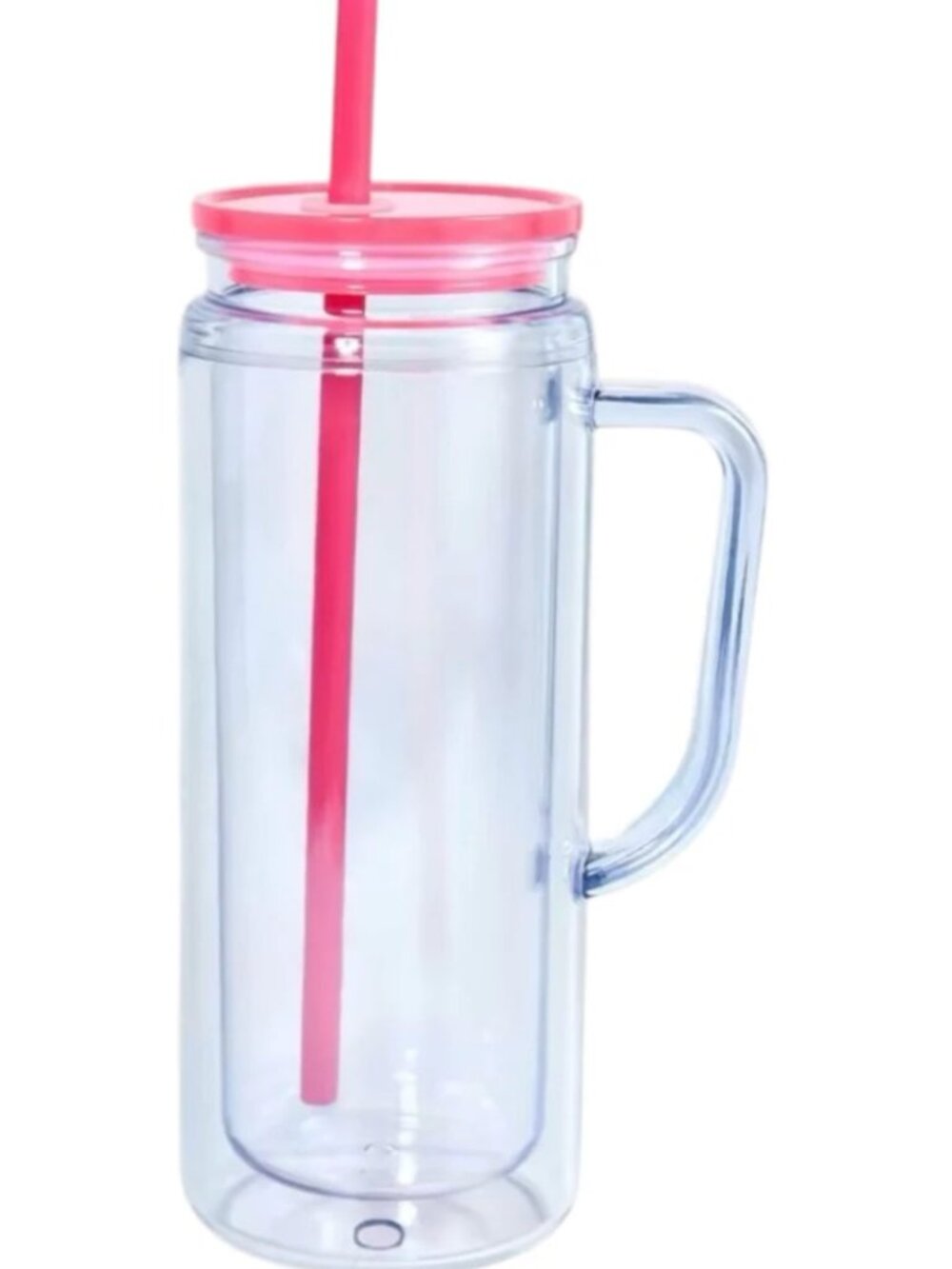 Custom 20oz Acrylic Tumbler w/ Handle | Glitter Filled Cup | Snow Globe Cup - Picture 4 of 11